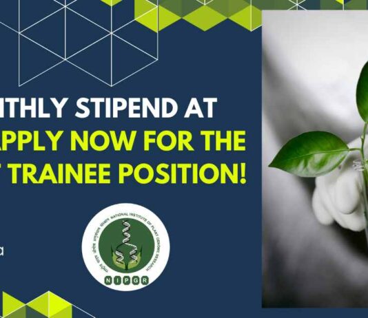 Student Trainee at NIPGR