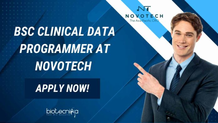 BSc Clinical Data Programmer