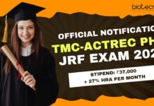 ACTREC PhD JRF 2025 Exam