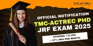 ACTREC PhD JRF 2025 Exam