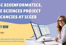 ICGEB Bioinformatics Project Vacancies