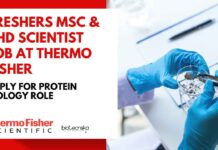Freshers MSc & PhD Scientist Job