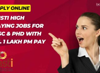 THSTI Life Science Project Vacancies