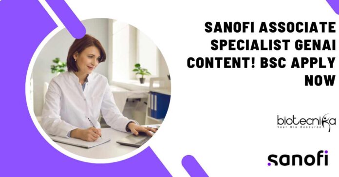 Sanofi BSc Jobs Life Sciences