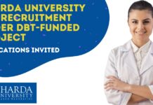 Sharda University JRF Position Recruitment