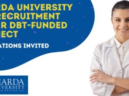 Sharda University JRF Position Recruitment