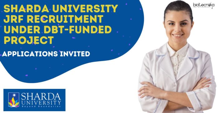 Sharda University JRF Position Recruitment
