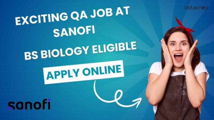 Exciting QA Job Sanofi!