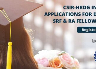 CSIR-HRDG Direct SRF & RA Fellowships