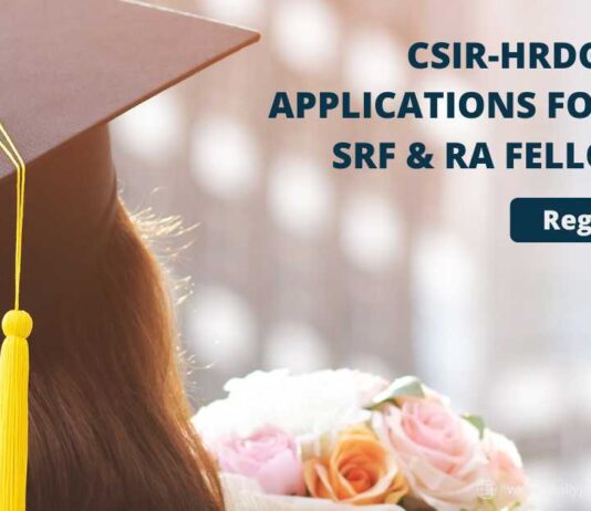 CSIR-HRDG Direct SRF & RA Fellowships