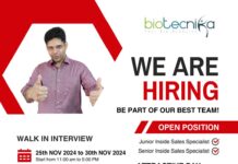 Walk-In Interview Sales Specialist