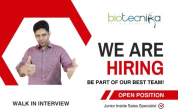 Walk-In Interview Sales Specialist