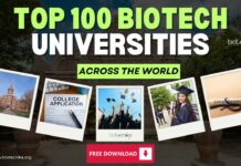 Top 100 Biotech Universities