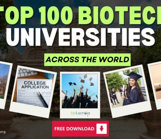 Top 100 Biotech Universities