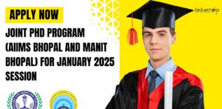 Joint PhD Program AIIMS Bhopal