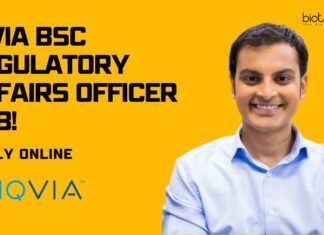 IQVIA BSc Regulatory Affairs Officer Job! Apply Now!