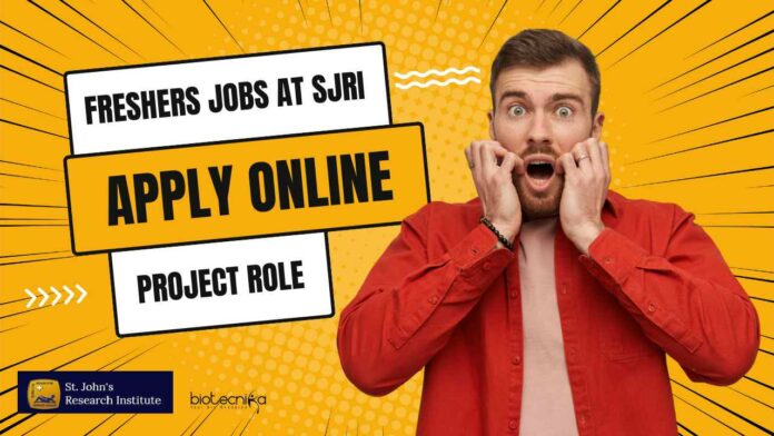 Freshers Jobs at SJRI Bengaluru