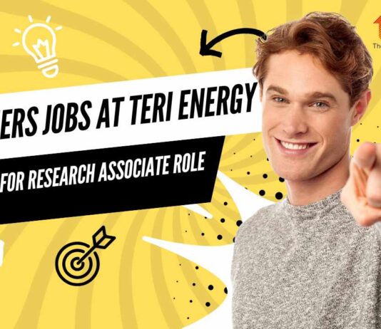 Freshers Jobs at TERI Energy