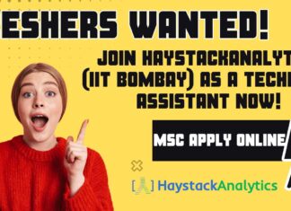 HaystackAnalytics Freshers Jobs