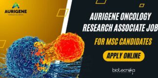 Aurigene Oncology Research Associate
