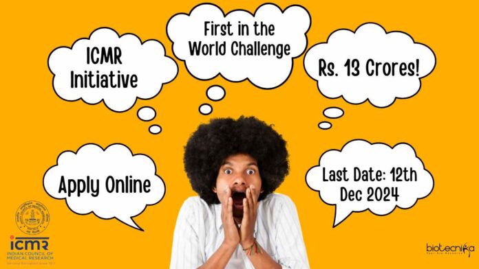 ICMR First in the World Challenge - Apply Today