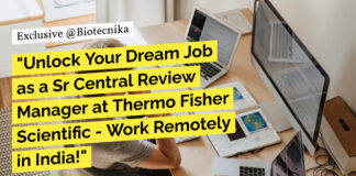 WFH Life Sciences Jobs at Thermo Fisher - BSc Apply Online