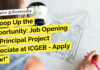 Principal Project Associate at ICGEB – Apply Now! ICGEB PhD Project Associate Job Opening - Life Sciences Apply