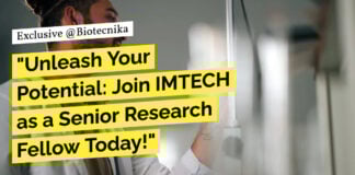 IMTECH Biological Sciences Project Job - Applications Invited Online