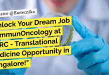 BBRC-Syngene Immuno-Oncology Scientist Recruitment - Apply Online