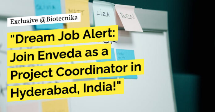 Enveda Project Coordinator Role