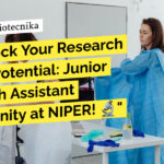 NIPER Junior Research Assistant Position Recruitment - Applications Invited