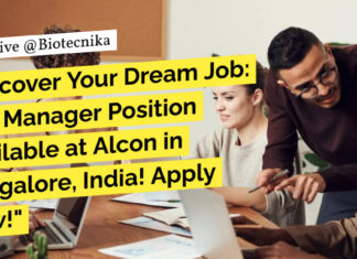 Lab Manager Position Available at Alcon! Apply Now! Alcon Lab Manager Position Available - BSc Biology Apply Online