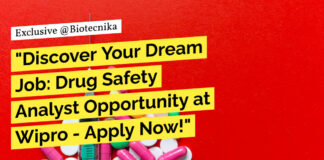 Wipro Drug Safety Analyst Jobs - BSc, MSc, BTech & MTech Apply Now!