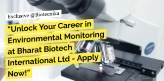 Bharat Biotech International Ltd BSc & MSc Specialist Role - Apply Now!