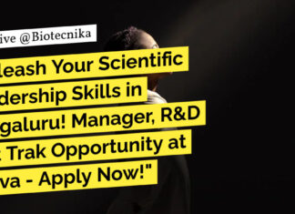 Cytiva Molecular Biology Jobs - Apply Online For Manager Role
