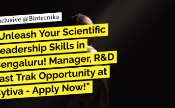 Cytiva Molecular Biology Jobs - Apply Online For Manager Role