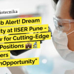 IISER Pune Research Vacancies