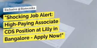 Lilly Clinical Data Management Job Opening - BSc Life Sciences Apply