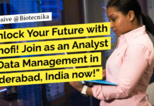 Sanofi Data Analyst Job Opening - BSc Life Sciences Apply