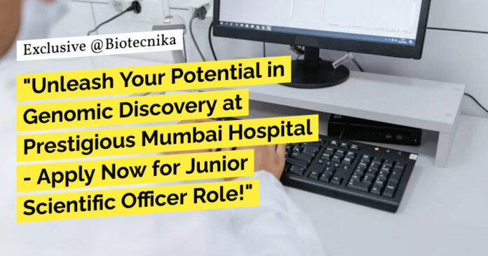 Kokilaben Dhirubhai Ambani Hospital Jobs - MSc, BSc Genomics Apply