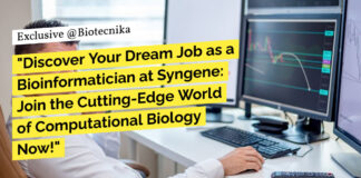 Syngene Bioinformatics Job Opening - BSc & MSc Apply Online