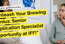 IFF Senior Application Specialist Job For Food Science, Microbiology - Apply Online