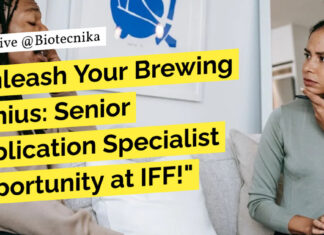 IFF Senior Application Specialist Job For Food Science, Microbiology – Apply Online IFF Senior Application Specialist Job For Food Science, Microbiology - Apply Online