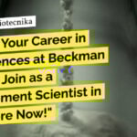 Beckman Coulter Hiring! Cell Biology, Immunology Scientist Role - Apply Now