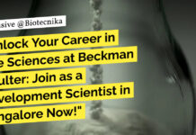 Beckman Coulter Hiring! Cell Biology, Immunology Scientist Role - Apply Now