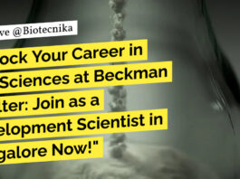Beckman Coulter Hiring! Cell Biology, Immunology Scientist Role - Apply Now