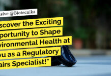 Envu Regulatory Affairs Specialist! BSc & MSc Agriculture, Biology Apply Online