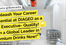 DIAGEO Quality Executive Job Opening - BSc & MSc Food Tech, Microbiology Apply Online