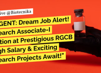 PhD Life Sciences Project Job at RGCB - Apply Online