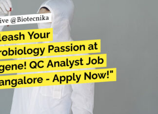 Syngene Microbiology QC Analyst Job – Apply Now! Syngene Microbiology QC Analyst Job - Apply Now!